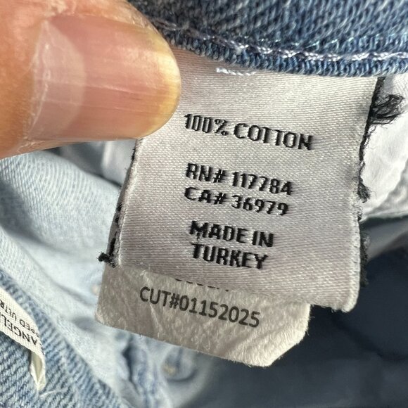 Rails Jeans Women's 26x26* Angeleno Crop Ultra Wide Leg Light Blue Denim Tag 24 - Picture 8 of 16